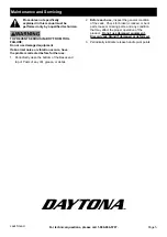 Preview for 5 page of Daytona DJS3TGRY Owner'S Manual