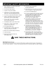 Preview for 2 page of Daytona DS400S Owner'S Manual & Safety Instructions