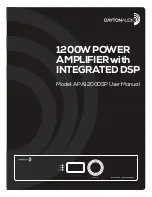 DaytonAudio APA1200DSP User Manual preview