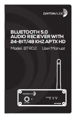 DaytonAudio BTR02 User Manual предпросмотр