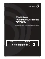 Preview for 1 page of DaytonAudio DA120R User Manual