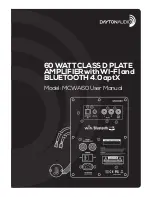 DaytonAudio MCWA60 User Manual предпросмотр