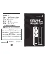 Preview for 1 page of DaytonAudio T652 User Manual