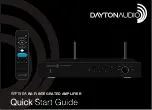 DaytonAudio WF150A Quick Start Manual preview