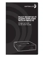 Предварительный просмотр 1 страницы DaytonAudio WF40A Quick Start Manual