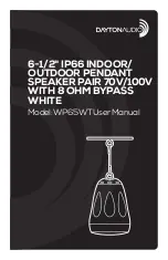 DaytonAudio WP65WT User Manual preview