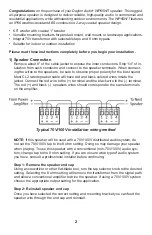 Preview for 2 page of DaytonAudio WP65WT User Manual