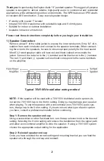 Preview for 2 page of DaytonAudio WP8BT User Manual