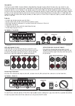 Preview for 2 page of DaytonAudio XRA25 User Manual