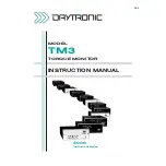 DayTronic TM3 Instruction Manual предпросмотр