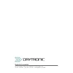 Предварительный просмотр 6 страницы DayTronic TM3 Instruction Manual