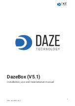 DazeTechnology DazeBox Installation, Use And Maintenance Manual предпросмотр