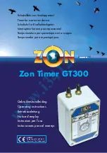 Dazon ZON GT300 Operating Instructions Manual preview