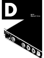 Предварительный просмотр 1 страницы DB Audio DS10 Manual