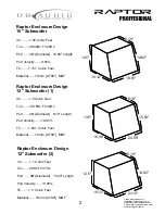 Preview for 3 page of DB Audio Raptor Proffessional User Manual