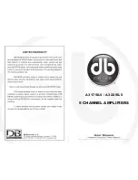 DB Drive A3 1750.5 User Manual preview