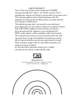 Предварительный просмотр 8 страницы DB Drive A7 3500H.1, A7 3500L.1, A7 7500.1 User Manual