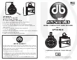 Preview for 1 page of DB Drive AMPHIBIUS APT65RGB Installation Instructions & Owner'S Manual