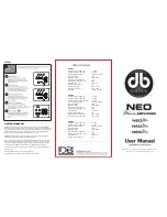 Предварительный просмотр 2 страницы DB Drive NEO-M1 Quick Start Quide