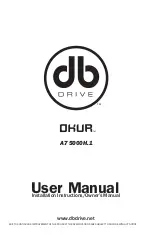 Предварительный просмотр 1 страницы DB Drive OKUR A7 5000H.1 User Manual