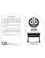 DB Drive OKUR A8 250.4D User Manual preview