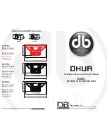 Preview for 1 page of DB Drive Okur K0 10S4 Installation Instructions & Owner'S Manual