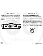 Предварительный просмотр 15 страницы DB Drive Speed Series Amplifier SPA SPA1000D Instruction Manual