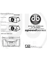 DB Drive SPW10.3D2 Installation Instructions & Owner'S Manual preview