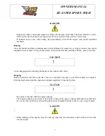 Предварительный просмотр 7 страницы DB Motor ZZ- Super Sport- Pirat Owner'S Manual