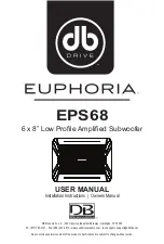 Preview for 1 page of DB Research DB Drive Euphoria EPS68 User Manual