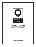 DB Research Quantum Audio QDJ12 Instruction Manual preview