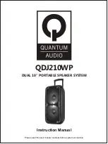 Предварительный просмотр 1 страницы DB Research Quantum Audio QDJ210WP Instruction Manual