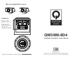 Preview for 1 page of DB Research QUANTUM AUDIO QW3000-8D4 Installation Instructions & Owner'S Manual