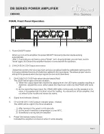 Preview for 5 page of db Sound DB6090 Owner'S Manual