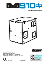 dB Technologies digipro DVA S10DP User Manual preview