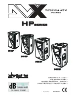dB Technologies DVX HP series User Manual preview