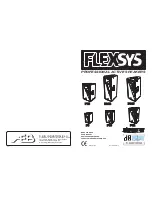 dB Technologies Flexsys F10 User Manual preview