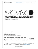 Preview for 1 page of dB Technologies MOVING D TOURING RACK Quick Start Manual