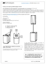 Предварительный просмотр 2 страницы dB Technologies SUB 612 Quick Start User Manual