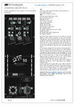 Preview for 3 page of dB Technologies SYA 10 Quick Start User Manual