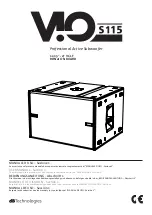 dB Technologies VIO S115 User Manual preview