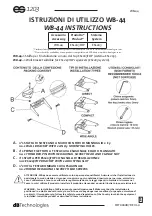 Preview for 1 page of dB Technologies WB-44 Instructions