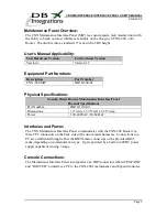 Предварительный просмотр 3 страницы dB CNX User Manual