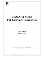 dB Mozart 30 User Manual preview