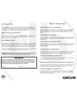 Preview for 2 page of dB OKUR A5 125.4 User Manual