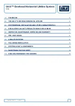 Preview for 2 page of DBI SALA Uni 8 Overhead User Instruction Manual