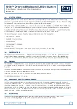 Preview for 5 page of DBI SALA Uni 8 Overhead User Instruction Manual