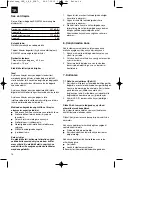 Предварительный просмотр 14 страницы DBK CSE 4,8 D Original Operating Instructions