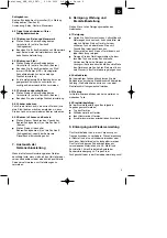 Предварительный просмотр 9 страницы DBK SBE 650 Original Operating Instructions