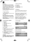 Предварительный просмотр 12 страницы DBK SBE 650 Original Operating Instructions